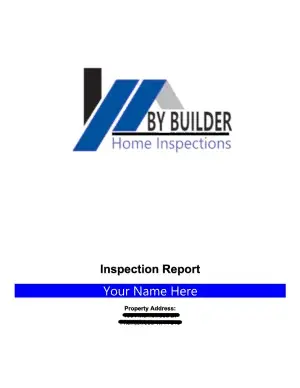 Home Inspection Report Page 1